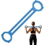 Weerstandsbanden met Handvatten - Achtvorm Band Trainingsband - Krachttraining Thuis - Dubbele Elastische Koord