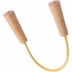 Weerstandsbanden met Handvatten - Fitness Banden Oefenband - Thuis Krachttraining - Ergonomische Beukenhouten Handvatten - 75 cm - Niet gespecificeerd