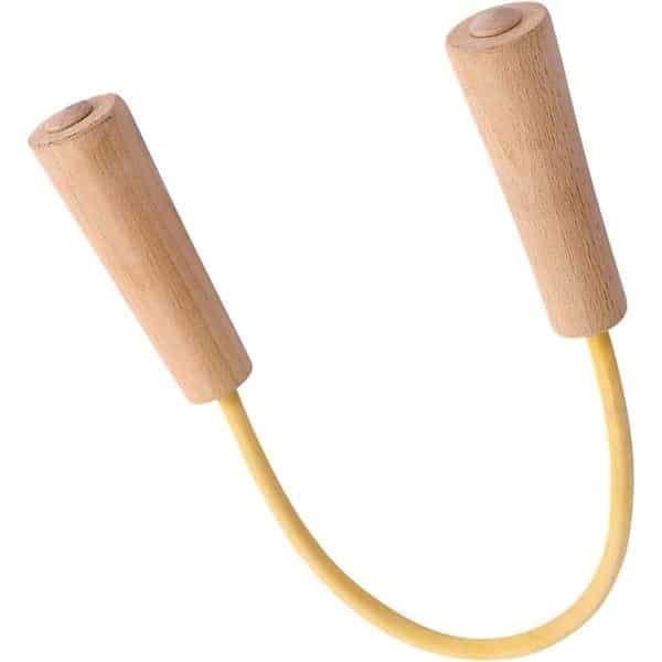 Weerstandsbanden met Handvatten - Fitness Banden Oefenband - Thuis Krachttraining - Ergonomische Beukenhouten Handvatten - 75 cm - Niet gespecificeerd