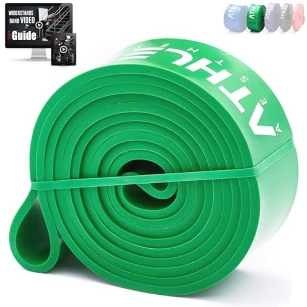 Weerstandsbanden set met tas en handleiding voor krachttraining en fitness