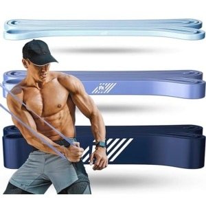Weerstandsbanden set van 5 - Heavy, Medium en Light - Perfect voor krachttraining en fitness oefeningen