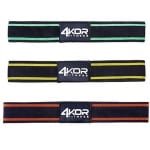 Weerstandsbanden set voor krachttraining, yoga en stretching - 3 niveaus
