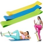 Weerstandsbanden voor Krachttraining - 3 Pack met Lichte, Gemiddelde en Zware Weerstand