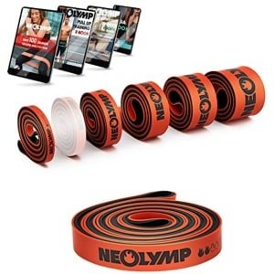 Weerstandsbanden voor Krachttraining - Lange Fitnessbanden van Natuurlijk Latex met Fitness E-book