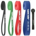 Weerstandsbanden voor Pull-Up Assistance en Oefeningen - Heavy Oefenbandenset met Deuranker voor Thuis en Gym - Elastische Workout Banden voor Lichaamsstretching en CrossFit