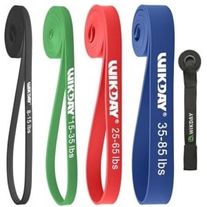 Weerstandsbanden voor Pull-Up Assistance en Oefeningen - Heavy Oefenbandenset met Deuranker voor Thuis en Gym - Elastische Workout Banden voor Lichaamsstretching en CrossFit