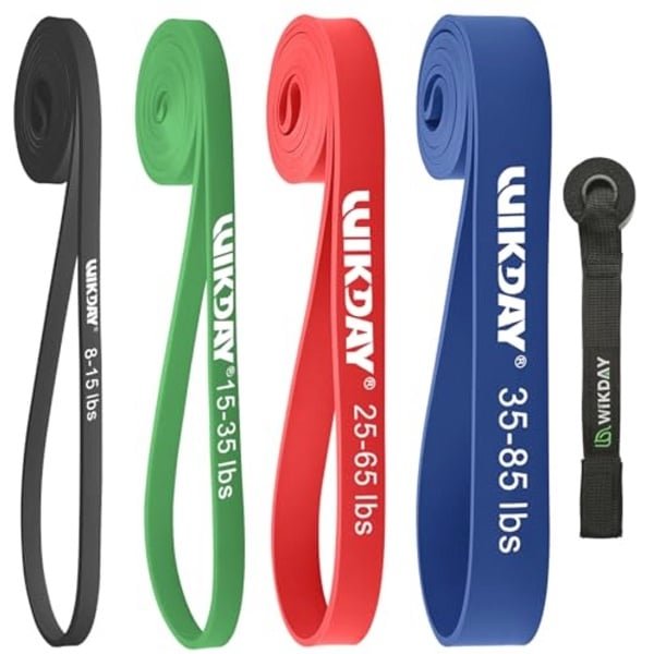 Weerstandsbanden voor Pull-Up Assistance en Oefeningen - Heavy Oefenbandenset met Deuranker voor Thuis en Gym - Elastische Workout Banden voor Lichaamsstretching en CrossFit