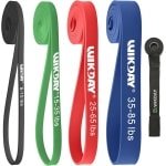 Weerstandsbanden voor Pull-Up Assistance en Oefeningen - Heavy Oefenbandenset met Deuranker voor Thuis en Gym - Elastische Workout Banden voor Lichaamsstretching en CrossFit