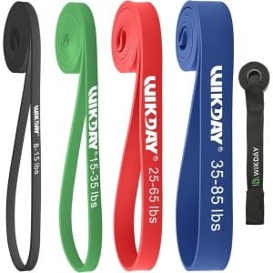 Weerstandsbanden voor Pull-Up Assistance en Oefeningen - Heavy Oefenbandenset met Deuranker voor Thuis en Gym - Elastische Workout Banden voor Lichaamsstretching en CrossFit