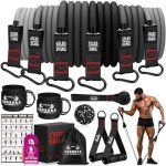 Weerstandsbanden voor Training - 300 lbs Met Handgrepen - Spiertraining, Yoga, Fitness, Krachttraining