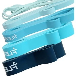 Weerstandsbanden voor training - 5 niveaus pull-up assistent bandset - latex fitnessbanden - fysiotherapie kracht gewichtheffen crossfit - trainingsgids