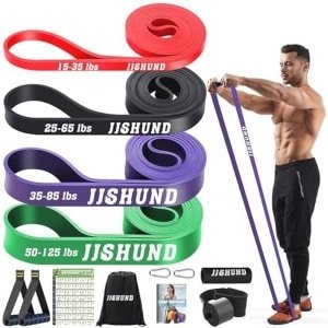Weerstandsbandenset met 4 Sterktes voor Effectieve Krachttraining