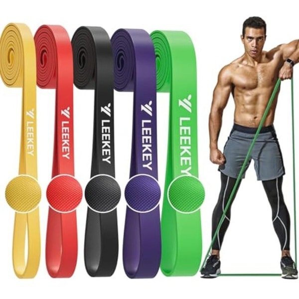 Weerstandsbandset voor weerstands- en krachttraining, pull-up-hulpmiddelen, stretchbanden voor fysiotherapie en thuistraining