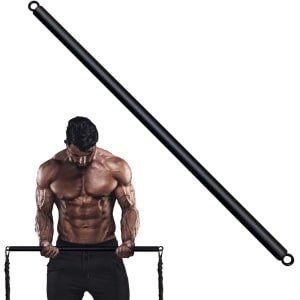 Weerstandsbandstang voor Krachttraining en Pilates - Heavy Duty Oefenbar 75 cm