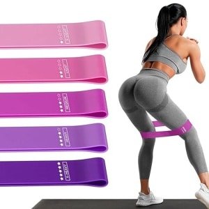 Weerstandsloop Oefenbanden voor Thuis Fitness en Krachttraining - Set van 5