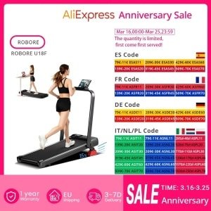 Wentink Mo Loopband - Walking pad - 10,5 km /u Maximale Snelheid - 2,5 pk Motor - Robore U18F Loopband