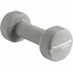 Wonder Core Dumbbell Neopreen Hexagon, Gewichten Halter - Grijs - 1x 2 KG - Workout Fitness Krachttraining accessoires
