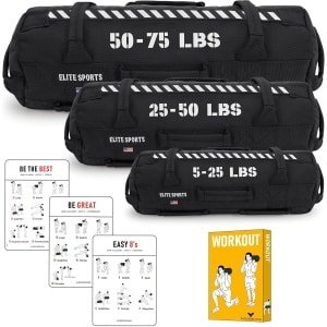 Workout Zandzak - Fitness Zak - Intensieve Krachttraining - Strategische Handgreep Plaatsing - 25x23x14 cm