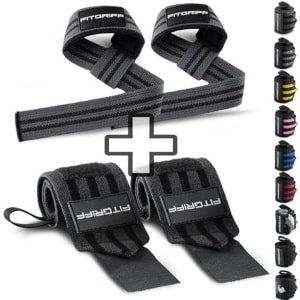 Wrist Wraps en Lifting Straps Set voor Krachttraining en Fitness - Unisex