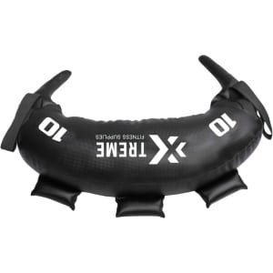 Xtreme Fitness Premium Bulgarian Bag 10 KG - Zwart Wit - Powerbag - Sandbag - Gewichtzak - Zandzak - Weightbag - Hyrox Training - Krachttraining - Crossfit - Home Gym