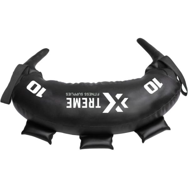 Xtreme Fitness Premium Bulgarian Bag 10 KG - Zwart Wit - Powerbag - Sandbag - Gewichtzak - Zandzak - Weightbag - Hyrox Training - Krachttraining - Crossfit - Home Gym