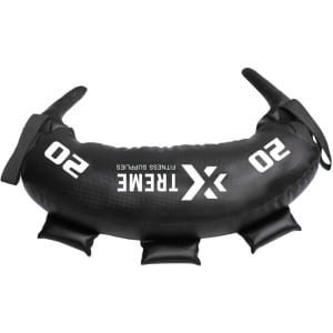 Xtreme Fitness Premium Bulgarian Bag 20 KG - Zwart Wit - Powerbag - Sandbag - Gewichtzak - Zandzak - Weightbag - Hyrox Training - Krachttraining - Crossfit - Home Gym