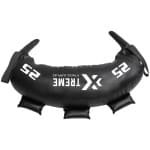 Xtreme Fitness Premium Bulgarian Bag 25 KG - Zwart Wit - Powerbag - Sandbag - Gewichtzak - Zandzak - Weightbag - Hyrox Training - Krachttraining - Crossfit - Home Gym