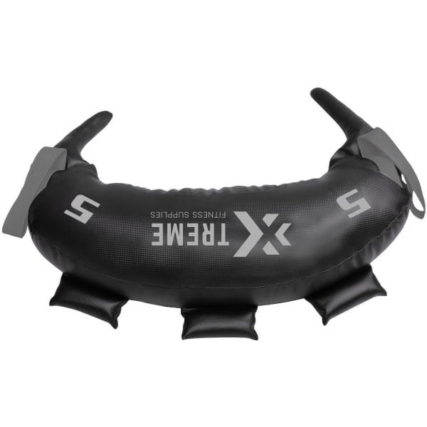 Xtreme Fitness Premium Bulgarian Bag 5kg Grijs - Powerbag - Sandbag - Gewichtzak - Zandzak - Weightbag - Hyrox Training - Krachttraining - Crossfit - Home Gym