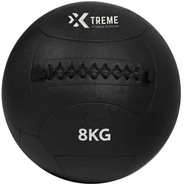 Xtreme Fitness Wall Ball 8Kg - medicijnbal - medicine ball - wall ball - crossfit - Gewicht bal - medicine ballen - Hyrox Training - Comfortabele grip Voor Krachttraining en Functionele Oefeningen - Wall Ball voor Full Body Workouts