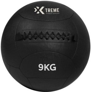 Xtreme Fitness Wall Ball 9Kg - medicijnbal - medicine ball - wall ball - crossfit - Gewicht bal - medicine ballen - Hyrox Training - Comfortabele grip Voor Krachttraining en Functionele Oefeningen - Wall Ball voor Full Body Workouts