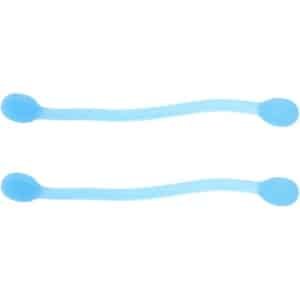 Yoga Trektouw Set - Weerstandsbanden Elastisch - Thuis Krachttraining - Hoge Elastische Siliconen - 33cm Lengte - Blauw