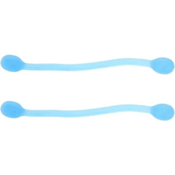 Yoga Trektouw Set - Weerstandsbanden Elastisch - Thuis Krachttraining - Hoge Elastische Siliconen - 33cm Lengte - Blauw