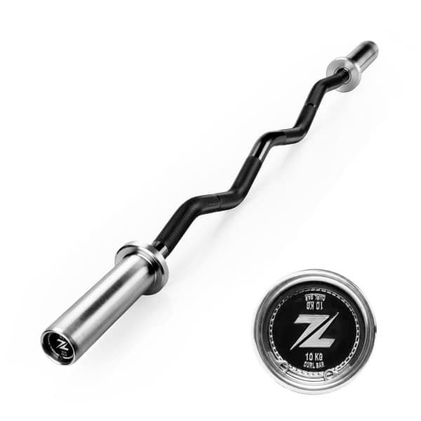 ZEUZ EZ Curlstang 10 kg - Halterstang voor Biceps & Triceps - Fitness & Krachttraining