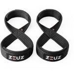 ZEUZ Figure 8 Lifting Straps - Gewichthefriemen voor Deadlift & Krachttraining - Maat M