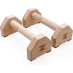 ZEUZ Houten Parallettes Klein voor Calisthenics, CrossFit, Turnen & Gymnastiek - Push Up Grips Bar & Opdruksteun Hout met Antislip - Fitness & Krachttraining - 10 CM Hoog