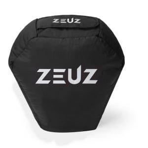 ZEUZ Húsafell Sandbag 100 KG - Strongman Zandzak - Powerbag voor Fitness & CrossFit - Gewichtszak voor Krachttraining - Wit
