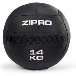 ZIPRO Medicijnbal 14kg - Medicine Ball - Fitness & Crossfit - Antislip Grip - Krachttraining - Zwart