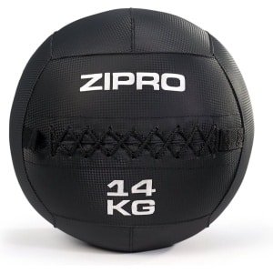 ZIPRO Medicijnbal 14kg - Medicine Ball - Fitness & Crossfit - Antislip Grip - Krachttraining - Zwart