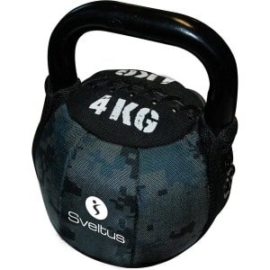 Zachte Kettlebell 4 kg Neopreen voor Krachttraining en Bootcamp