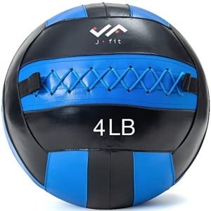 Zachte Muur Medicine Ball 1,8 kg - Blauw/Zwart voor Krachttraining