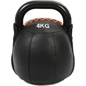 Zachte kettlebell - Gewicht met handvat - Krachttraining thuis - Schokbestendig materiaal - 4 kg - One Color