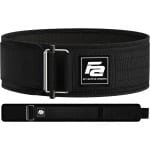 Zelfsluitende Fitness Gewichthefriem voor Krachttraining en Bodybuilding (Zwart, Maat L)