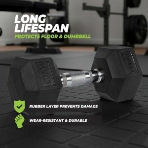 Zeshoekige Dumbell voor Krachttraining en Fitness