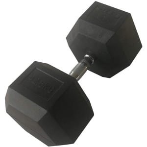 Zeshoekige Halter - Krachttraining Gewicht - Rubberen Dumbbell voor Fitness en Spieropbouw