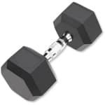 Zeshoekige Halters 7,5 kg met Rubber Coating - Ideaal voor Krachttraining