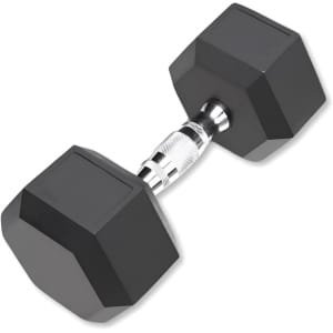 Zeshoekige Halters 7,5 kg met Rubber Coating - Ideaal voor Krachttraining