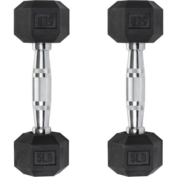Zeshoekige Halters - Krachtgewicht Set - Thuis Krachttraining - Antislip Handvatten - 227 kg per stuk - Zwart