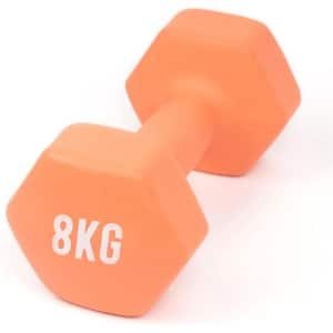 Zeshoekige Halters van Neopreen en Gietijzer voor Krachttraining | 8 kg