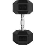 Zeskantige Halterset 5-300 lbs - Rubber Gecoate Handgewichten voor Krachttraining en Thuis Gym