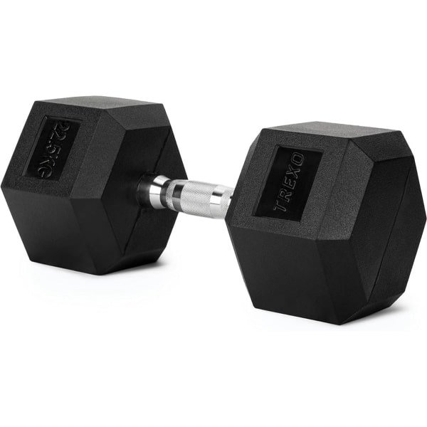 Zespersoons Dumbbell Set 2,5 kg tot 35 kg - Duurzaam Rubber Gietijzer Krachttraining Thuis